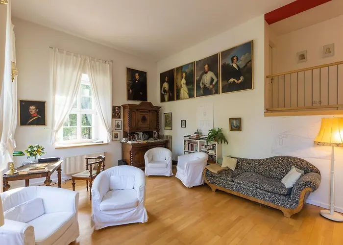 公寓 Orangerie Im Schlosspark Zu